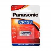 Panasonic CR123A Lithium Pil - Tekli Blister