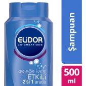 Elidor Şampuan & Saç Kremi Kepeğe Karşı Etkili 500 ML