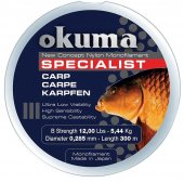 Okuma Carp 300 mt 25,00 lb 11,36 kg 0,40mm Camou Misina