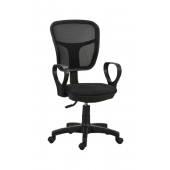 Clk Fileli Bilgisayar Ofis Çalışma Sandalyesi Koltuğu Siyah