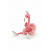 Fancy Flamingo Balerin Kostümlü Kuğu Uyku ve Oyun Arkadaşı 34 cm