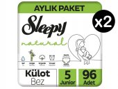 Sleepy Natural Külot Bez 5 Numara Junior Ultra Fırsat Paketi 192 Adet