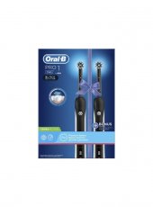 Oral-B Pro 1 790 Limited Edition Şarj Edilebilir Diş Fırçası Siyah 2li