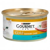 Gourmet Gold Savoury Cake Ton Balıklı Kedi Konservesi 85 Gr 