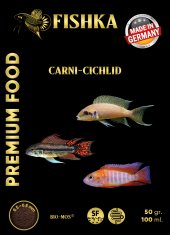 Fishka Carni Cichlid 100 ml Çiklet Balık Yemi