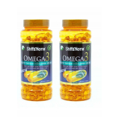 Shiffa home Omega-3 1000 mg 200 Softgels x 2 pieces