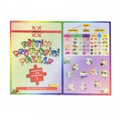 Besin Grupları 108 Parça Puzzle Eğitici Çocuk Oyuncak