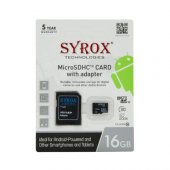 Syrox 16 GB MicroSDHC Class 10 UHS-I Hafıza Kartı + Adaptör