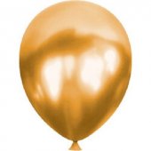 Altın Renkli Metalik Balon 5 Adet