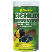 Tropical Cichlid  Herbivore Small Pellet Otobur Cichlid Balıkları İçin Pellet Balık Yemi 250 Ml 90 Gr