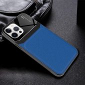 iPhone 12 PRO MAX Kılıf (6.7’) - Leca Case Şık Deri ve Cam Tasarım Kılıf