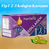Herbina Kolajen Tip 1-2-3 Collagen 30 Şase Kivi Aromalı+ HEDİYELİ