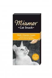 Miamor Kedi Ödül Maması Cream Multi Vitamin 6x15gr