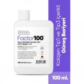 Factor 100 Sun Screen Spf 50+ Güneş Kremi 100 ml