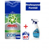 Ariel Profesyonel Formül Aqua Pudra Toz Çamaşır Deterjanı 10 KG + Deep Cleaner Kir ve Yağ Çözücü 500 ML