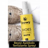 Snowy Shoes Master Cleaner Fırça Temizleme Spreyi Finish Bezi Ayakkabı Temizleme 3 Lü Süper Set