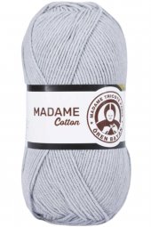 Madame Cotton El Örgü İpi Yünü 100 gr 001 Gri