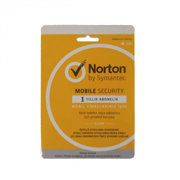 Norton Mobile Security 2018 1Yıl 1Cihaz