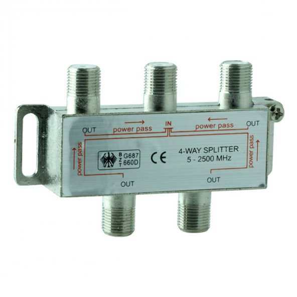 1/4 Splitter 5-2400 Mhz