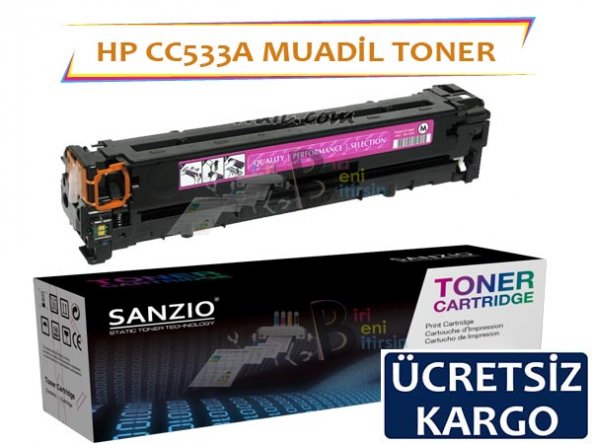 Hp CC533A Muadil Toner CM2320 CP2025 CP2020