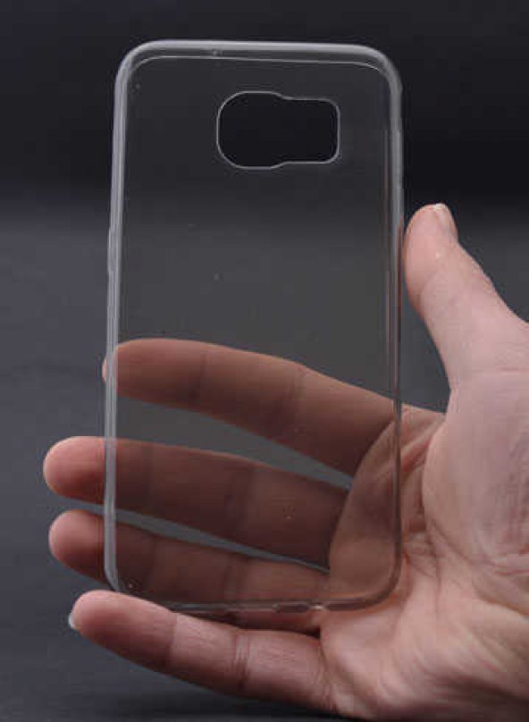 Galaxy S7 Edge Kılıf Zore Ultra İnce Silikon Kapak 0.2 mm