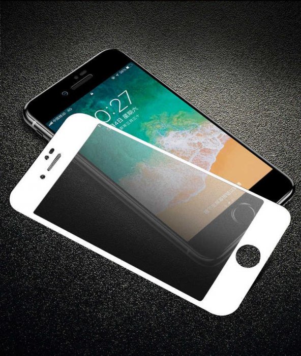 Apple iPhone SE 2020 Evastore Anti-Dust Mat Privacy Temperli Ekran Koruyucu
