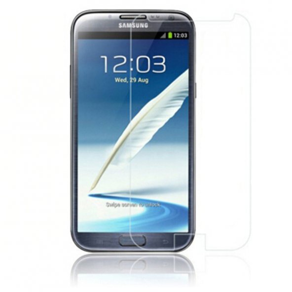 Samsung Note 2 Kırılmaz Ekran Koruyucu Temperli Cam -GT-N7100