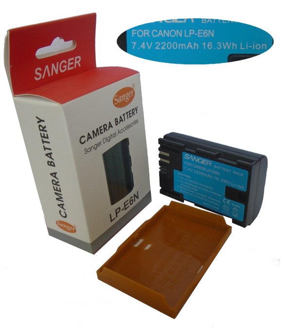 SANGER Canon EOS 5DS R Fotoğraf Makinesi İçin Sanger LP-E6 Batarya