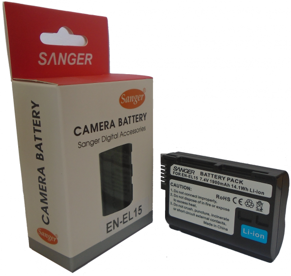 SANGER Nikon D800 Batarya Nikon D800 Fotoğraf Makinesi Bataryası