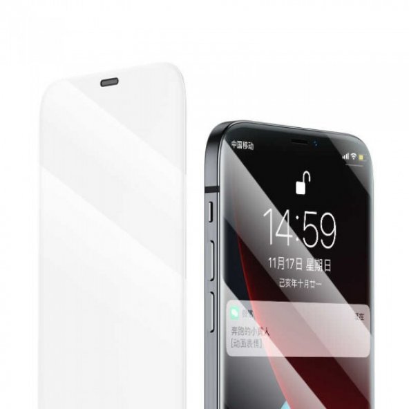 Apple iPhone 12 Pro Tam Kaplayan Toz Önleyici Ekran Koruyucu OKR+Dust Proof