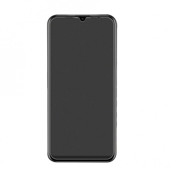 KNY Samsung Galaxy A22 4G İçin Full Kaplayan 5D Mat Seramik Ekran Koruyucu Siyah Siyah