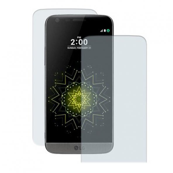 LG G8S ThinQ Ön-Arka Darbe Emici HD Ekran Koruyucu Kaplama