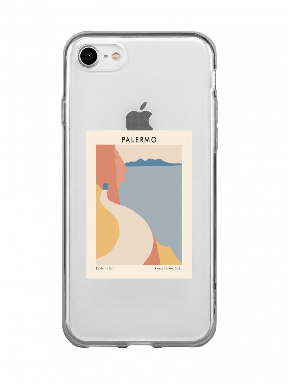 iPhone 7 Palermo Lens Korumalı Şeffaf Telefon Kılıfı