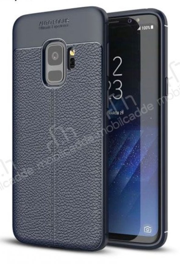 Dafoni Liquid Shield Samsung Galaxy S9 Lacivert Silikon Kılıf JR9775