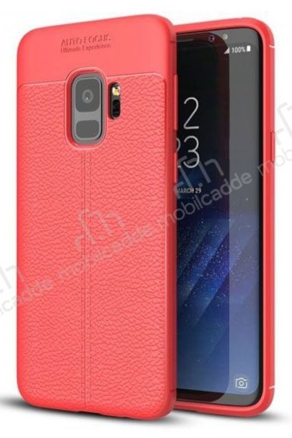 Dafoni Liquid Shield Samsung Galaxy S9 Kırmızı Silikon Kılıf