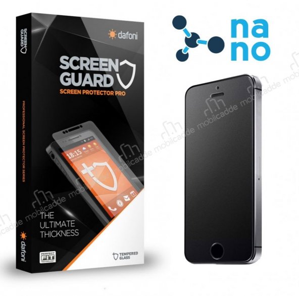 Dafoni iPhone SE / 5 / 5S Nano Premium Mat Ekran Koruyucu