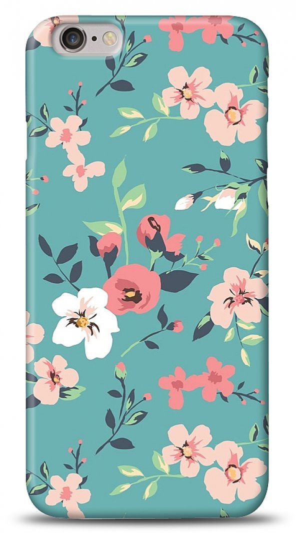 Dafoni iPhone 6 Çiçek Desenli 1 Kılıf