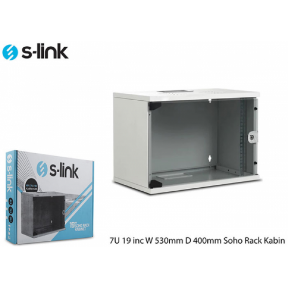 S-LINK 7U 530x400 Soho Rack Kabinet (Demonte) DH7825