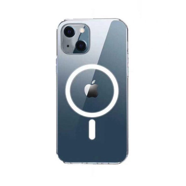 Apple iPhone 13 Kılıf Fuchsia Tacsafe Wireless Kapak