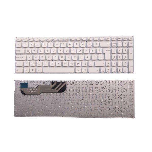 Asus A541 R541 X541u F541u K541 Notebook Klavye (Beyaz TR)