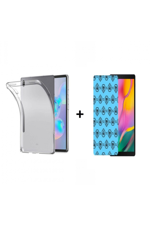 Huawei Matepad T8 Wi-Fi Şeffaf Silikon Kapak Tablet Kılıfı ve Nano Ekran Koruyucu