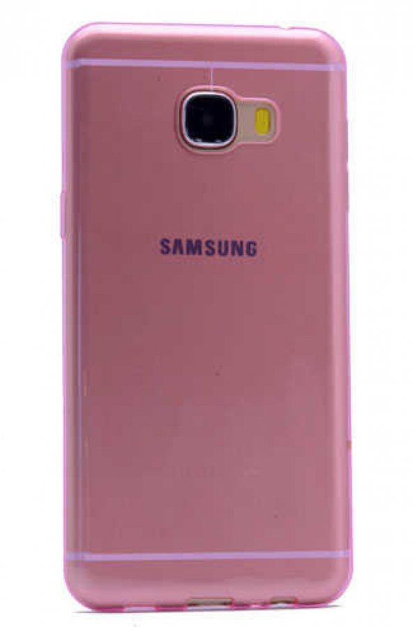 Galaxy C5 Kılıf Zore Ultra İnce Silikon Kapak 0.2 mm