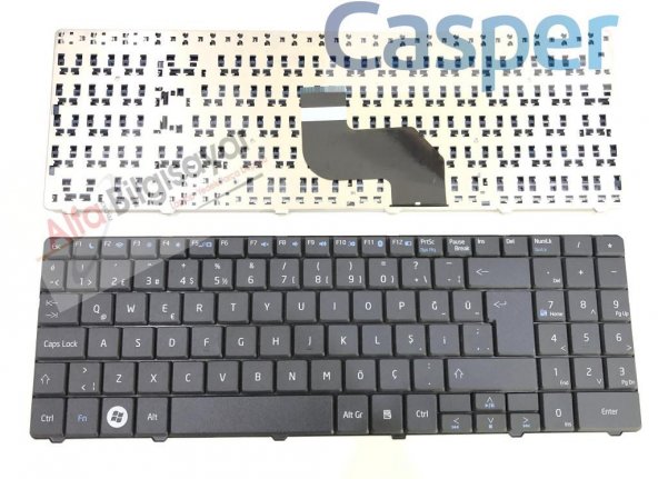 Casper Nirvana CNC.2450-8L35B Klavye Tuş Takımı Q-Türkçe