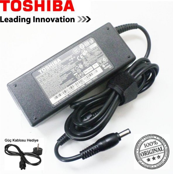 Toshiba 19v 3.95A 75W Adaptor Şarj Aleti Orjinal