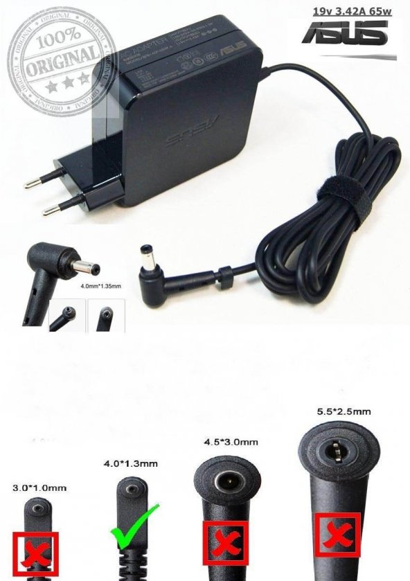 Asus Zenbook UX305LA-FB025T ORJINAL Adaptör Şarj Cihazı