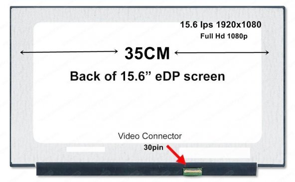 Hp Omen 15-DC1009NT 6QC00EA Ekran Full Hd Ips 15.6 inç Lcd Panel