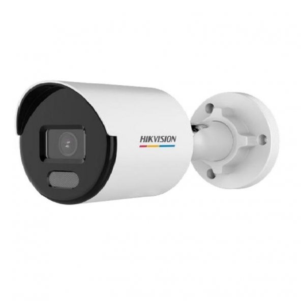 Hikvision DS-2CD1047G0-LUF 4mp 4mm Sabit Lens ColorVu H.265+ Dahili Mikrofon IR Bullet IP Kamera