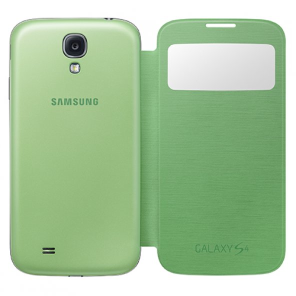 Samsung Galaxy S4 Orjinal S View Cover Kılıf - Yeşil EF-CI950BGEGWW (Outlet)