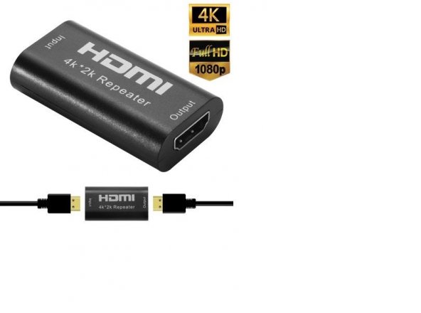 HDMI Repeater Güçlendirici Ara Aparat