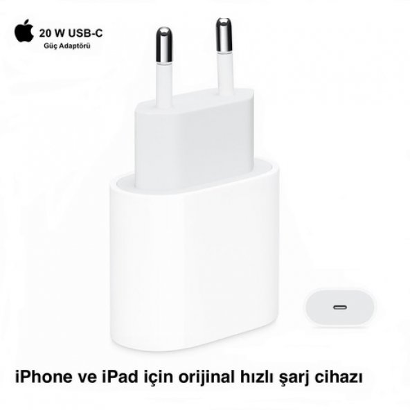 Day Orjinal Apple iPhone 7 Plus 20W Hızlı Şarj Aleti Seti USB-C